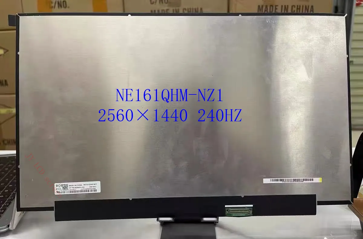 

16.1 inch 2560×1440 EDP 40Pins NE161QHM-NZ1 NE161QHM NZ1 240HZ Laptop LCD Screen Replacement Display Panel Matrix