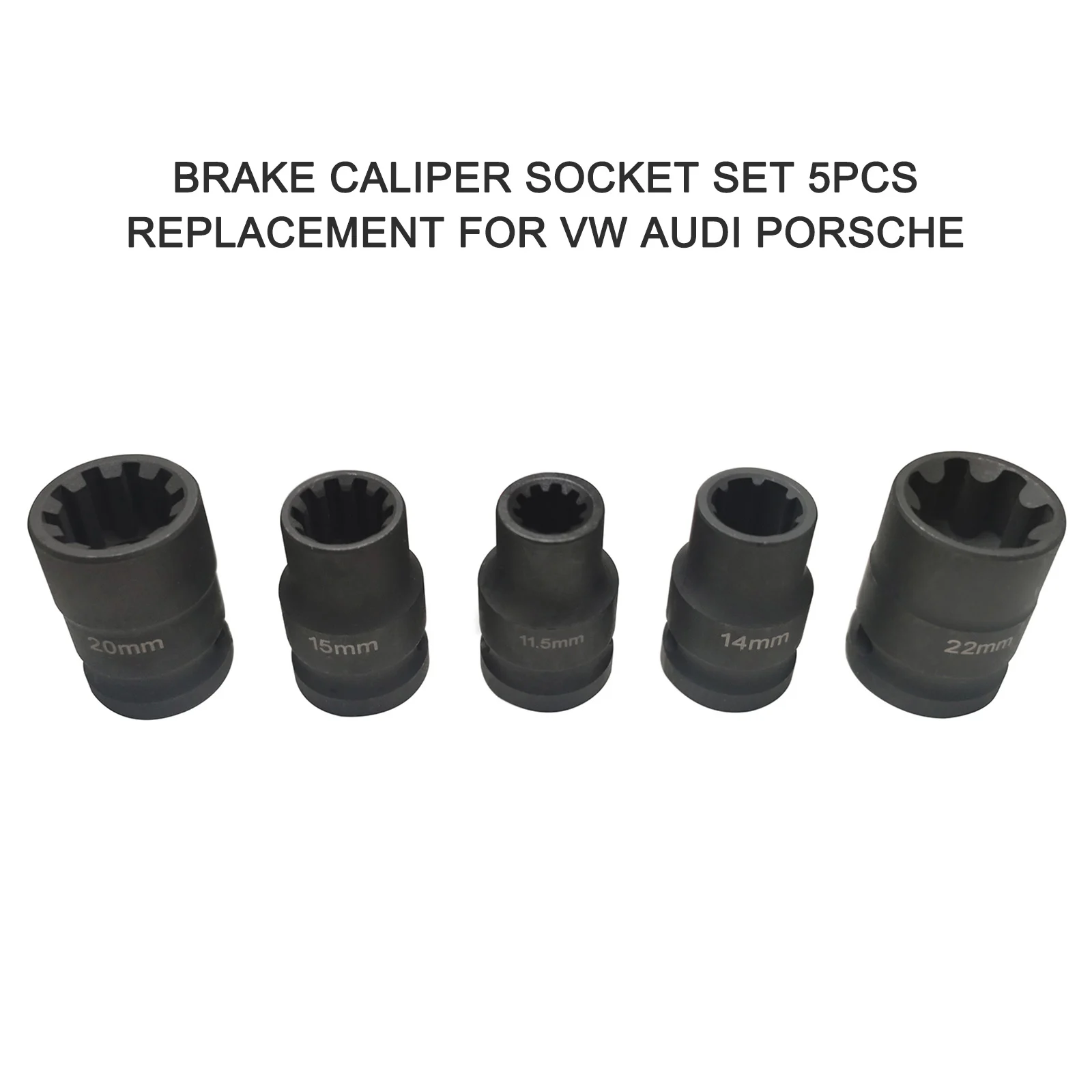 1 Set Brake Caliper Sockets 7pt 10pt 1/2