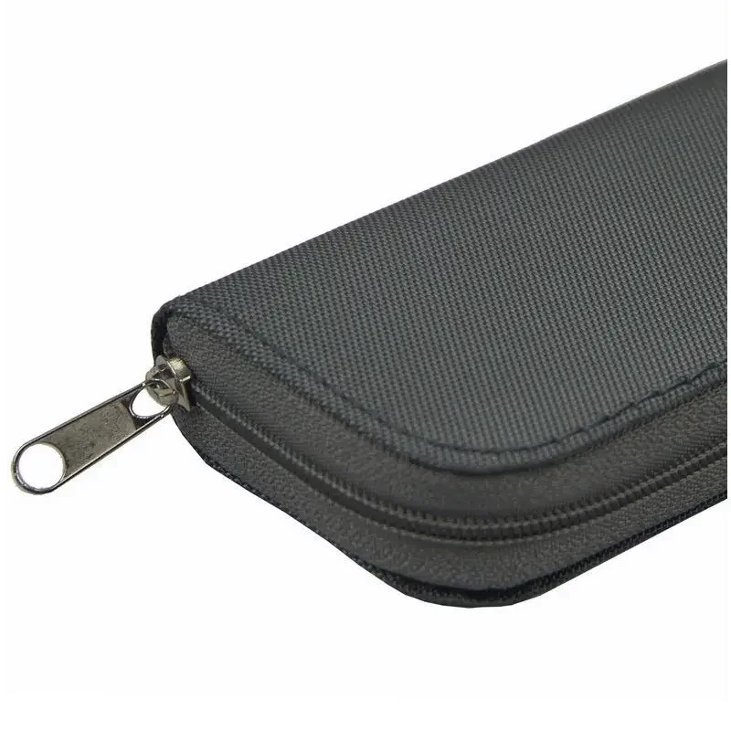 مايكرو SD XD بطاقة حافظة حامي محفظة حمل سوداء CF/SD/مايكرو SD/SDHC/MS/DS تخزين بطاقة الذاكرة حمل سستة الحقيبة