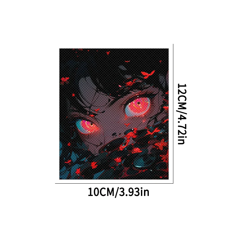 2PCS Anime Motorcycle Handlebar Stickers Waterproof JDM Style for Modified Scooter Bicycles Grip Anti-slip Vinyl Decals Decors