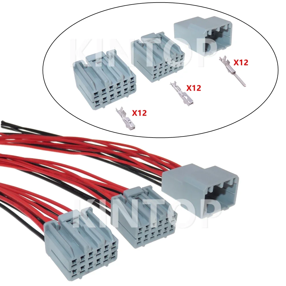 1 Set 12 Pins Car CD Player Plug AC Assembly 917978-6 178881-6 917978-1 Auto Multimedia Control Panel Power Amplifier Connector