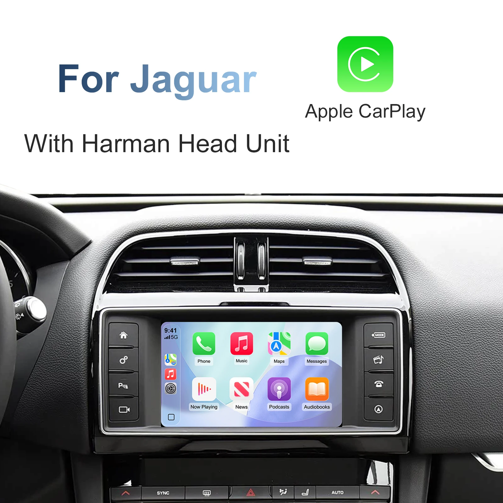 Ezonetronics Wireless CarPlay Android Auto комплект для модернизации декодер CarPlay интерфейс для Jaguar XE XFL F-Type F-Pace Ezonetronics Wireless CarPlay Android Auto комплект для модернизации декодер CarPlay интерфейс для Jaguar XE XFL F-Type F-Pace