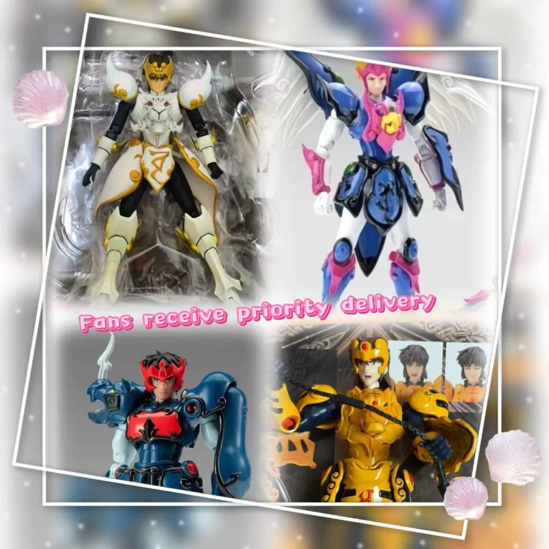 

In Stock Sky War/King Bipo/Tiger King Qiaojia/King Garuda/King Shura Holy Clothes Hanger Anime Toy Movable Collectible Gift