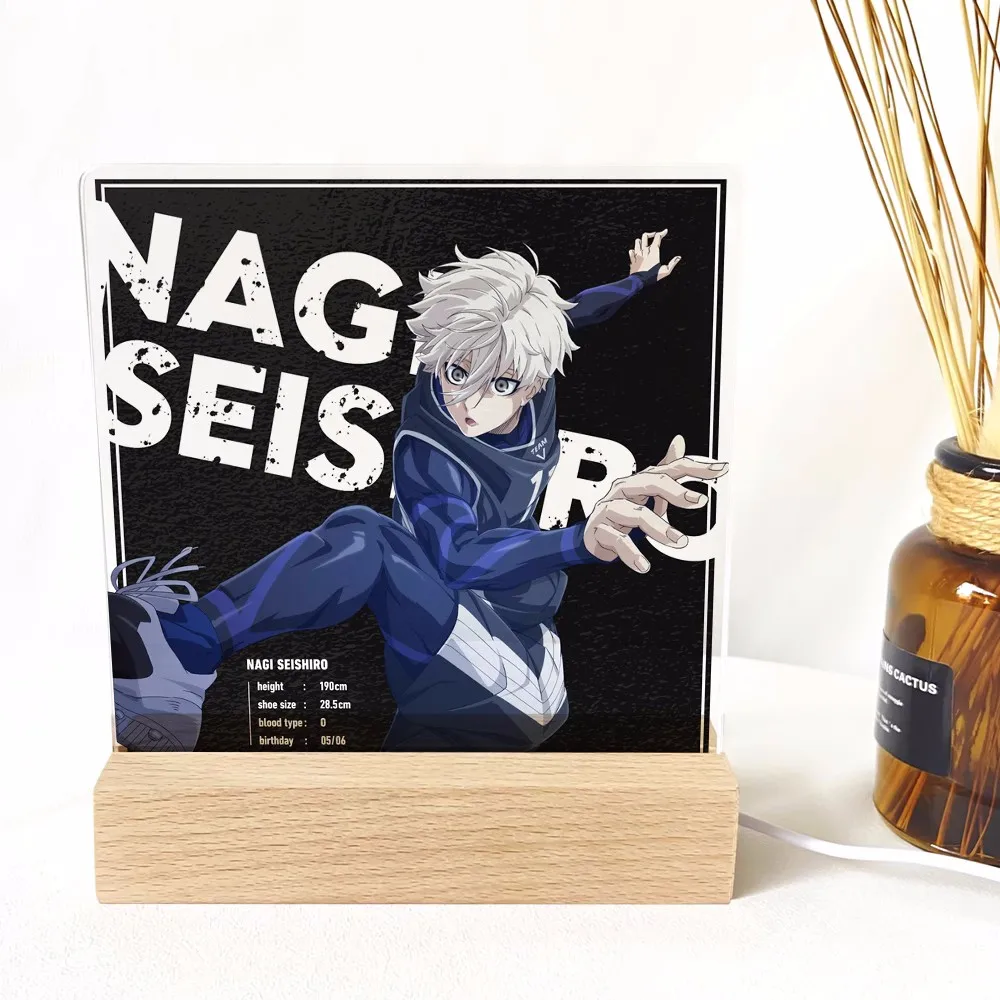 

Anime BLUE LOCK Chigiri Hyoma Isagi Yoichi Night Light Desk Light Action Figure PVC Kids Toys 4751 Brinquedos Gift