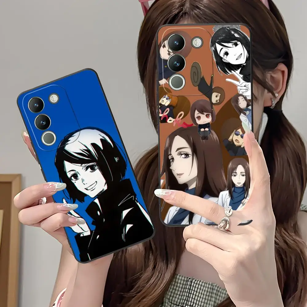 Jujutsu Kaisen Shoko Leiri TPU Mobile Phone Case for VIVO V60 V50 V40 V30 V29 V27 V25 V23 Pro Lite 5G Colorful Printing Cover