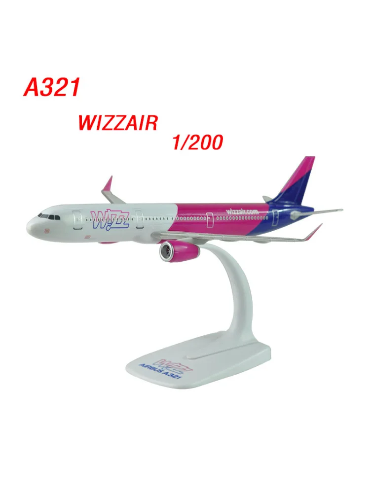 1/200 Scale WIZZ AIR A321 TUI B737MAX Aircraft Model Toy with Base
