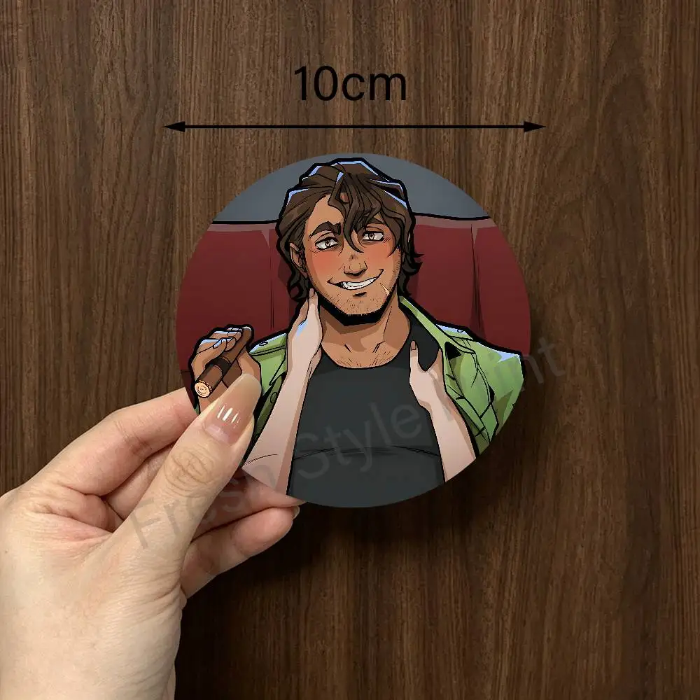 Game YKMET S-Strade Round Anime Wooden Coasters DIY Decorations Birthday Valentine Gifts 2