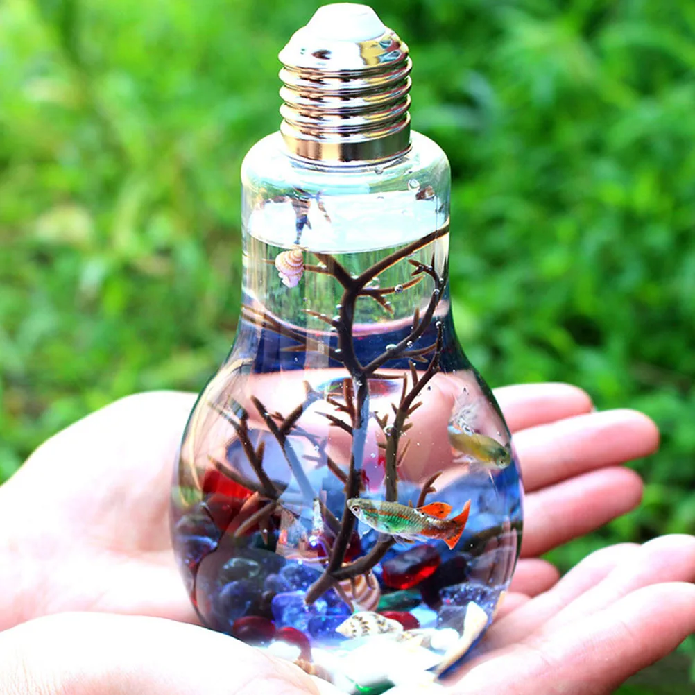 

1set 1Set Light Bulb Decor Plastic Luminous Bottle Decorative Bulb Bottle Landscape Decor For Home Garden Office Decorative Gift