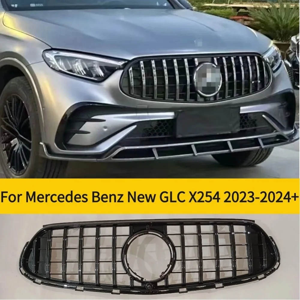 For Style Front Radiator Grille Mesh Inlet Grid Grill for Mercedes-Benz New GLC X254 2023 2024+ Car Tuning Accessory