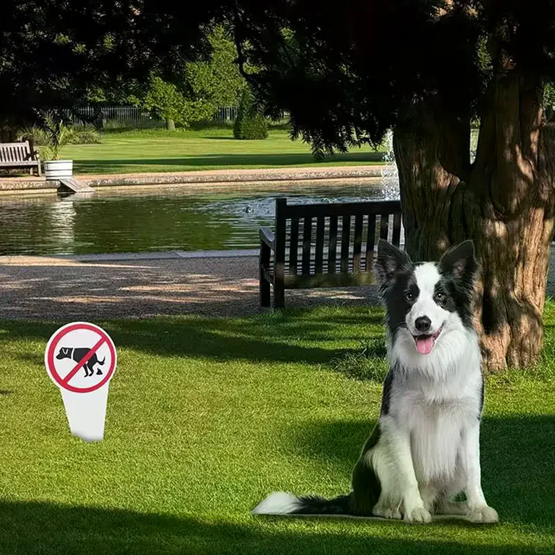 "No Dog Poop" Plast…
