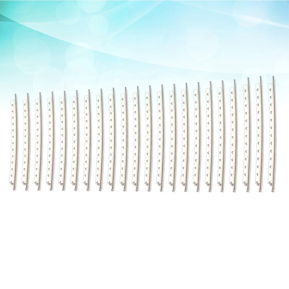 22pcs 2.4Mm 와이드 22 프렛 쿠프로니켈 기타 프렛 와이어 일렉트릭 베이스 포크 기타 프렛 망간 합금 부식 방지