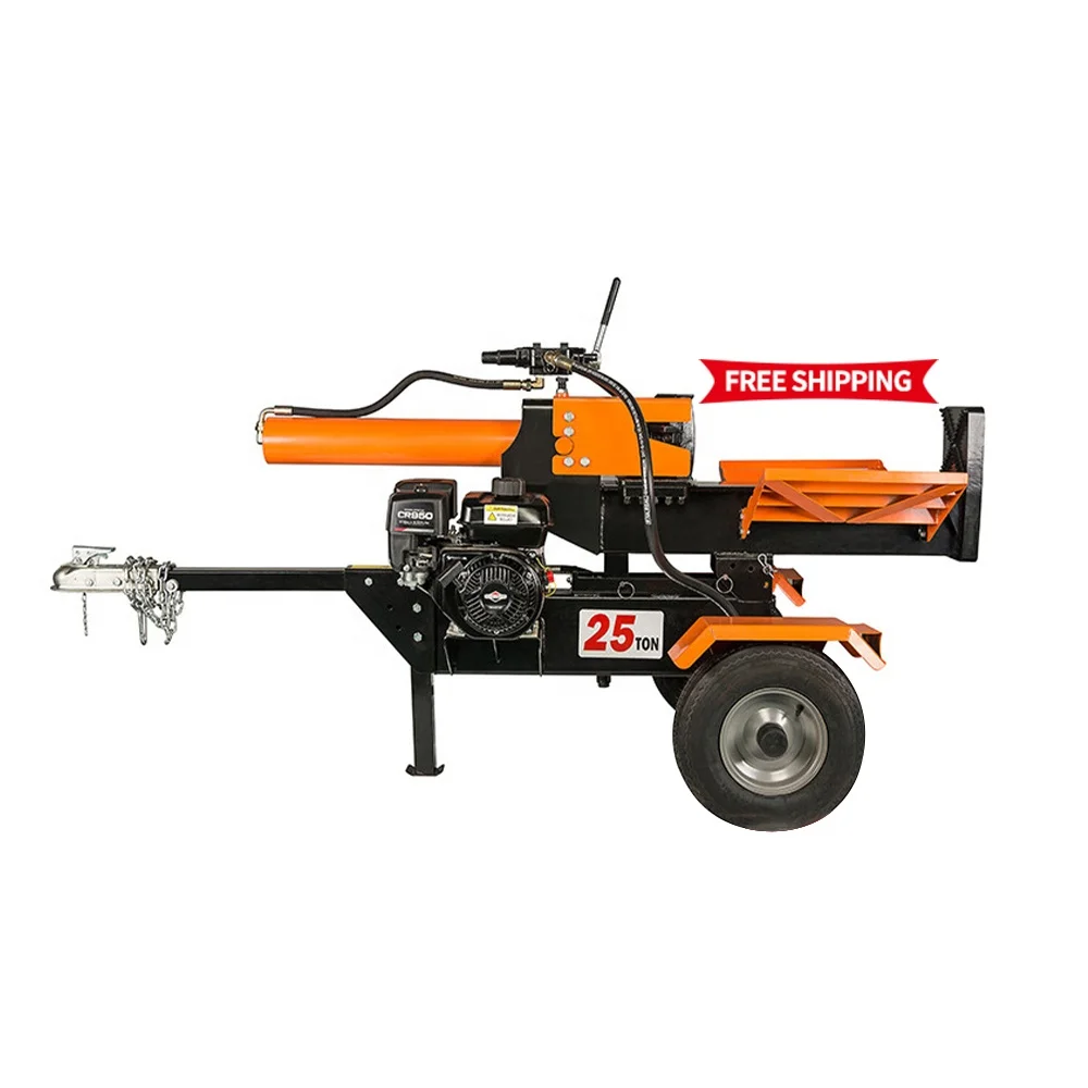 30T Industrial Wood Working Machinery Forest Wood Log Splitter And Saw Machine