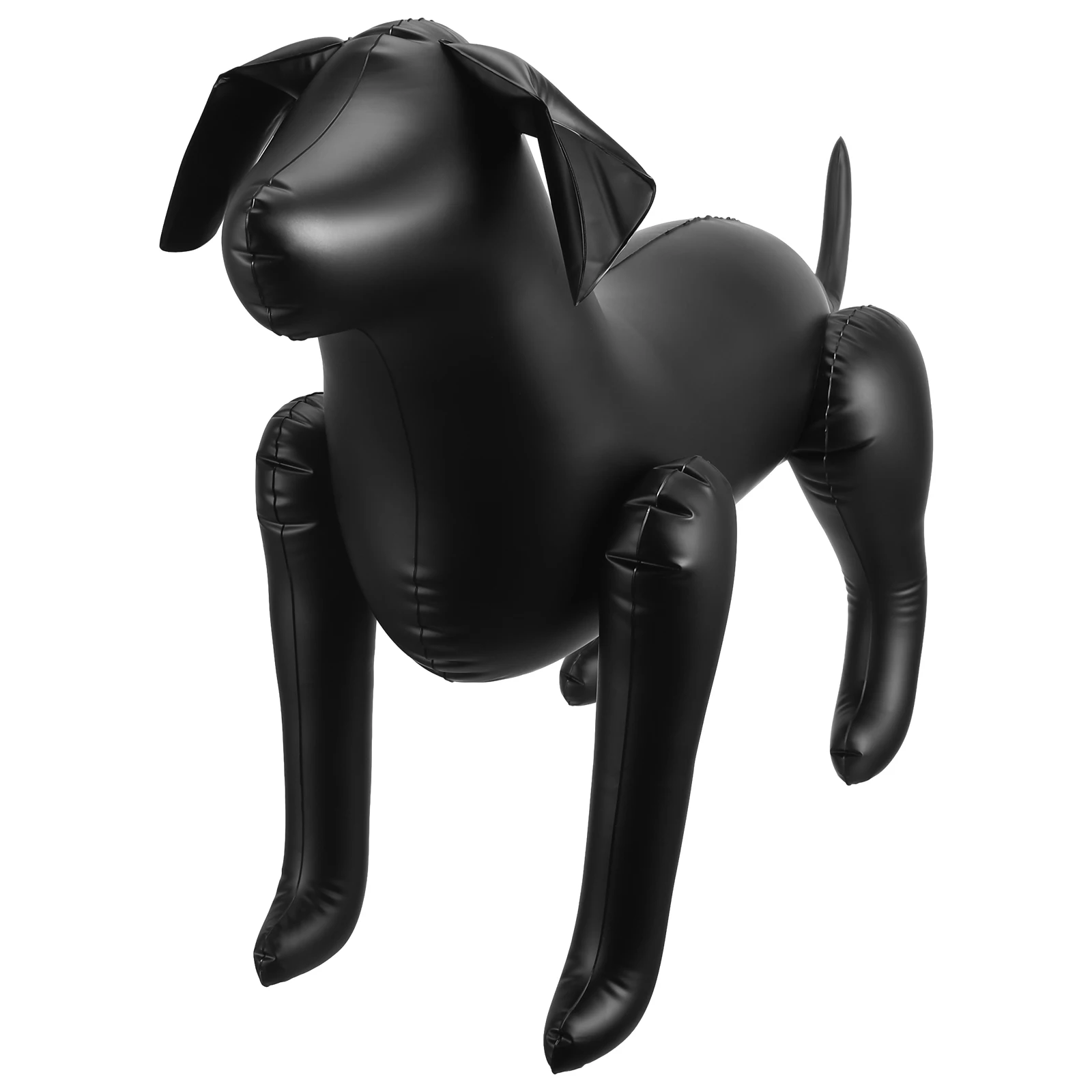 Dog Mannequin Standing Model Inflatable Dog Display Stand PVC Pet Animal Costumes Display Clothing Shop