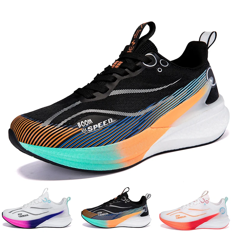 

Новые мужские и женские кроссовки из карбонового материала: легкие, удобные, дышащие, сетчатые, для повседневной носки, летние, для активного отдыха и бега