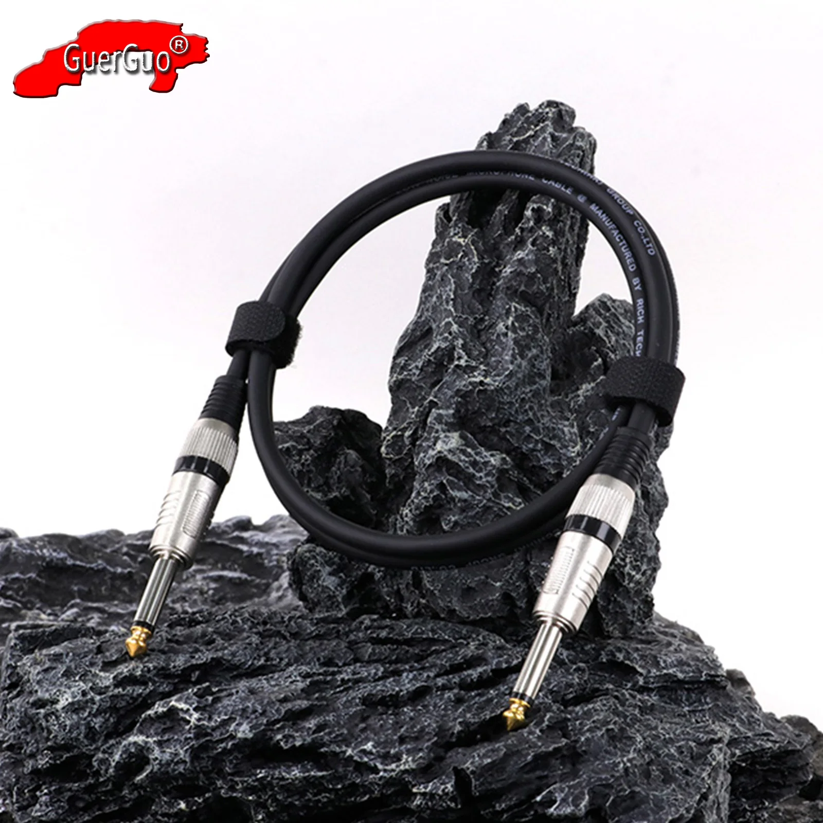 

Guitar Cable,6.35mm to 1/4 Inch TS Mono Jack Audio Extension Cord,Quarter Inch Unbalanced Interconnect Shielded Line for Mixer
