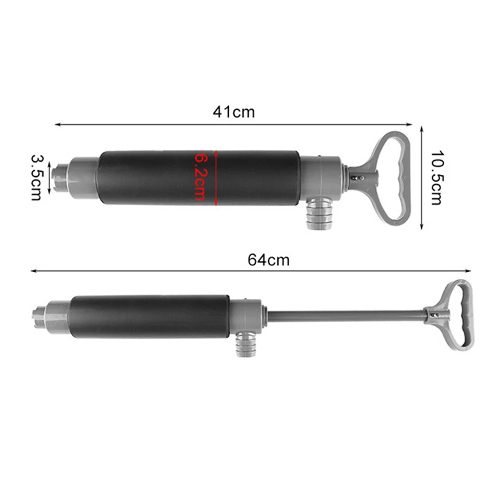 Features for kayak Drainage Pump Diameter EVA Non Slip Floating Bilge Pump Hose Manual Water Pump One Way Valve for canoe