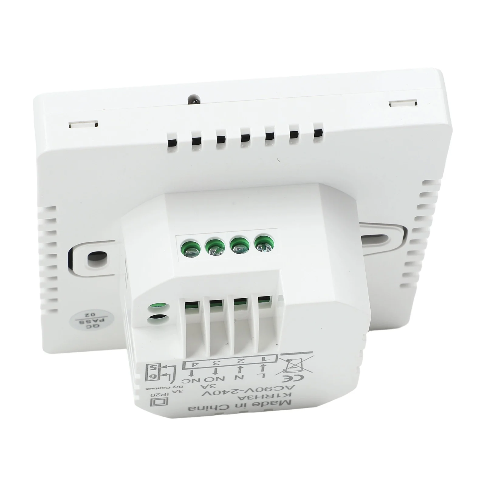 Easy Switching Time Setting Maintenance Free LED for White Light Heating Thermostat Perfect for Water and Wall Heating