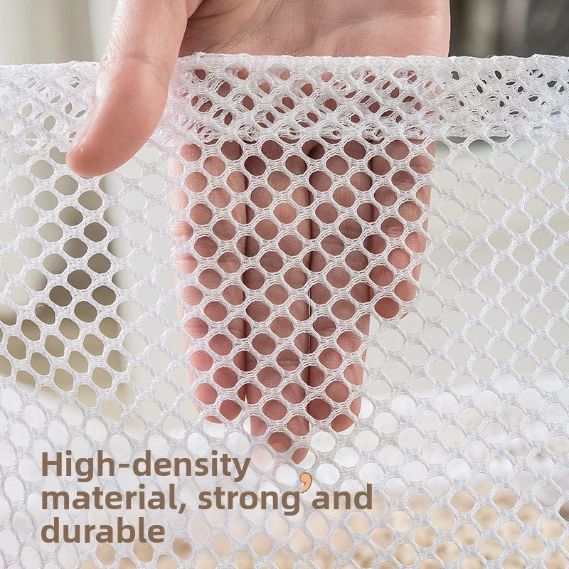 Nylon Mesh Laundry Bag - Adjustable Shoulder Strap, Drawstring Closure, Perfect for Dorms & Apartments image 4