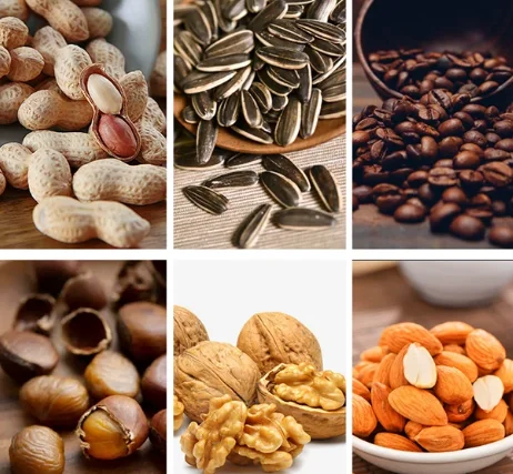 Stainless Steel Electric 2500W Nut Roaster Chestnut Coffee bean Peanut Molen Seeds Fry Fruit Walnut Roasting Machine