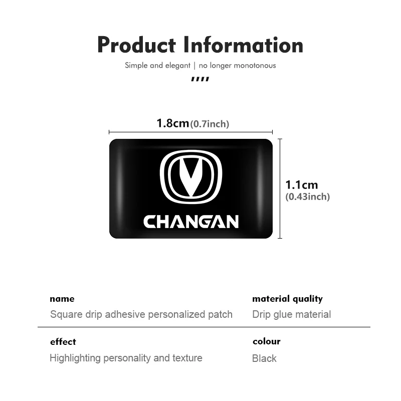 10/20/30pcs Car Lnternal Waterproof Stickers Auto Logo Creative For Changan CS75 CS35 CS15 CS55 CS95 CS85 CX70 EADO CX20 Alsvin