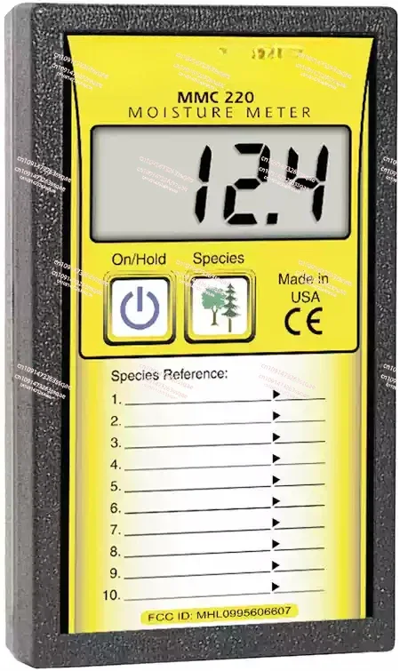 Wood Moisture Meter MMC220 Hygrometer Moisture Content Meter Measurement and Detection Water Meter