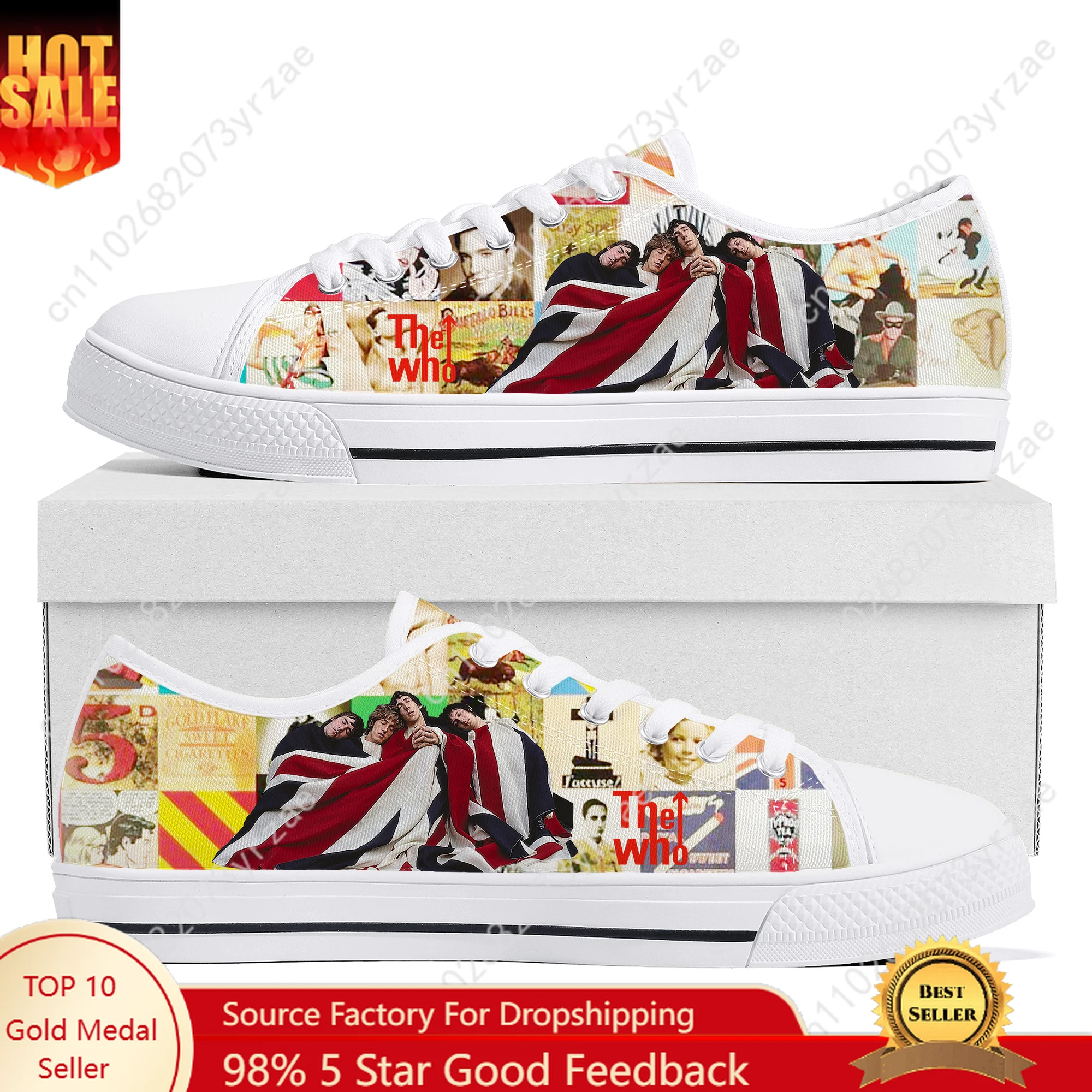 

The Who Low Top High Quality Sneakers Mens Womens Teenager Canvas Sneaker Casual Shoe Fashion Personalized Patterns Custom Shoes