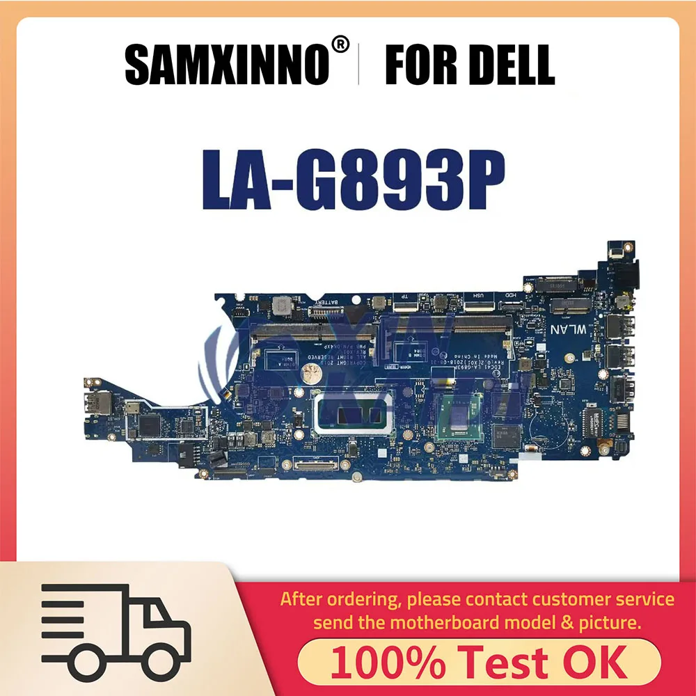 

Laptop Motherboard For DELL Latitude 5400 LA-G893P CN-0CNJCN 0CNJCN DDR4 DK4XP Notebook Mainboard with CPU i5-8265U i7-8665U Gen