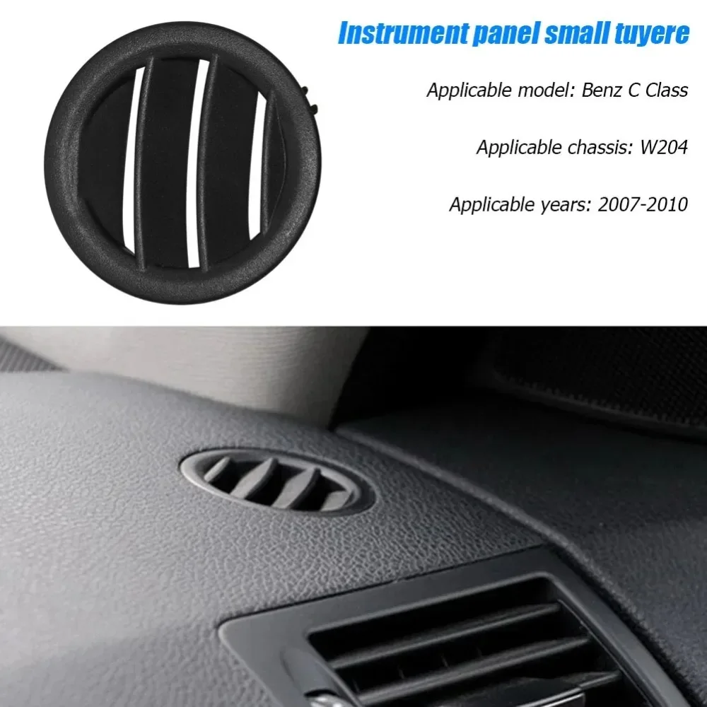 2pc Car Dashboard Left Right Side A/C Air Conditioner Air Vent Outlet Grille Cover for Mercedes Benz C-Class W204 C180 C200 C230