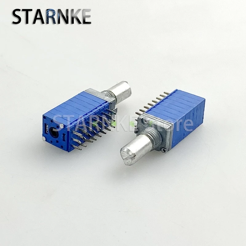 2PCS RK09 Type 8-link Precision Potentiometer C100K Amplifier Audio multi-channel Stereo Volume Control