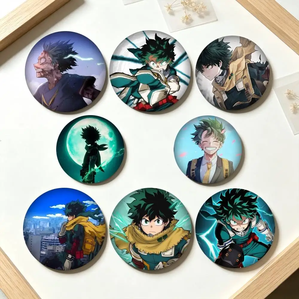 I-Izuku Midoriya BakuDeku  25 32 44 58 75mm Badges Personalized Round Brooches Pins Accessory Gift