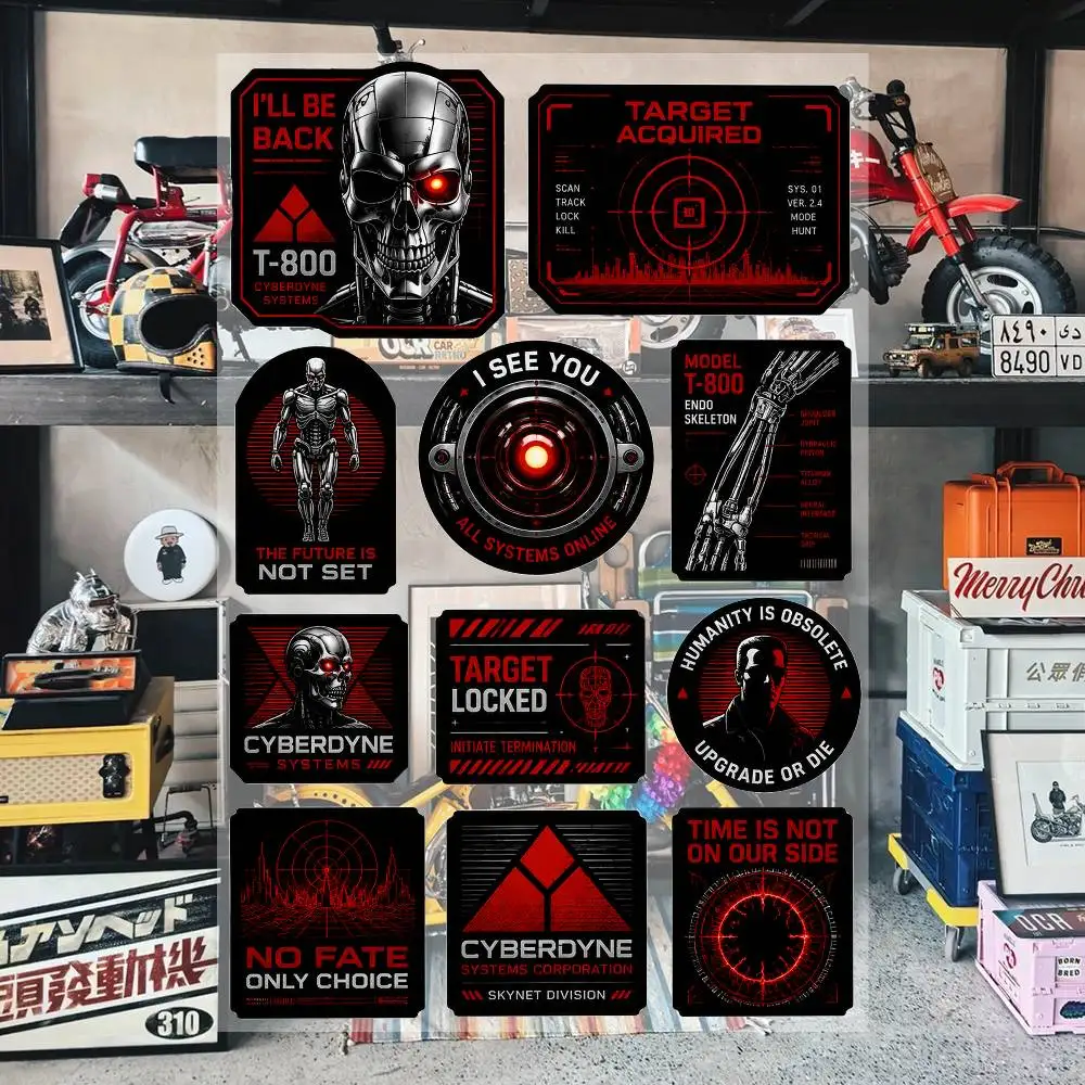 T-he T-erminaT-or Waterproof Vinyl Stickers for Car Motorcycle Bike Skateboard Laptop Bottle Phone