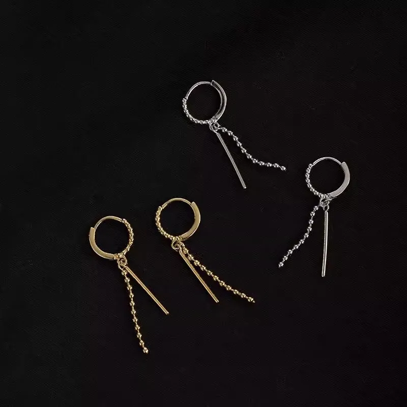 925 Sterling Silver Earrings Chain Earring Creative Hot Sexy Jewelry For Women Gift Customized