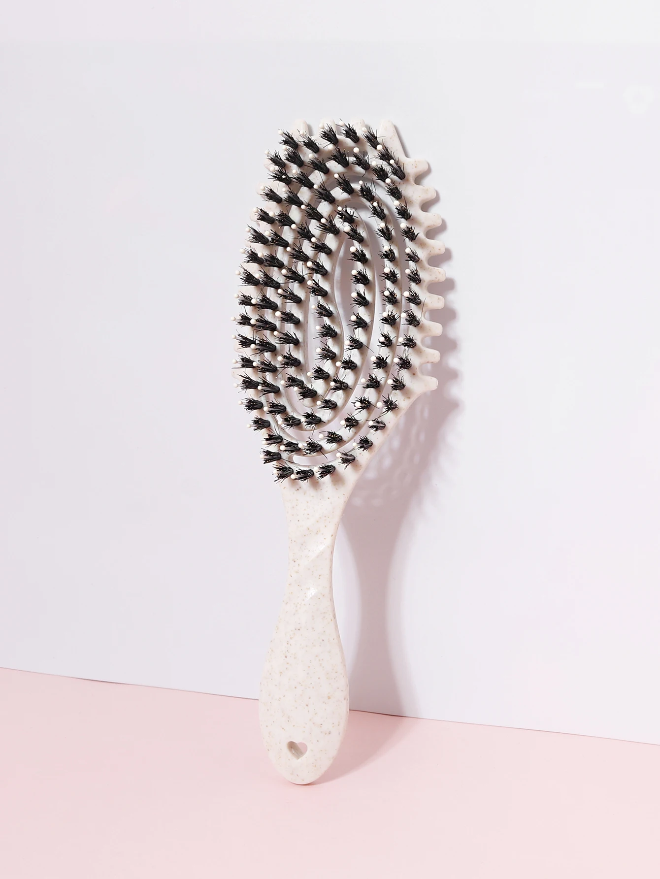 Hollow Comb with Bristles, Scalp Massage Comb