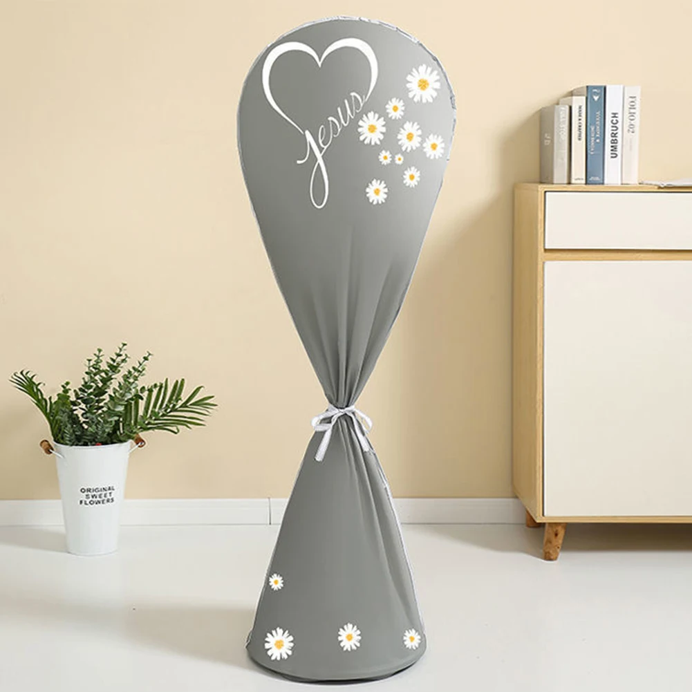 Washable Pedestal Cover Waterproof Fan Cover Prevent Dust Accumulation Anti-Pinch Feature Comprehensive Coverage