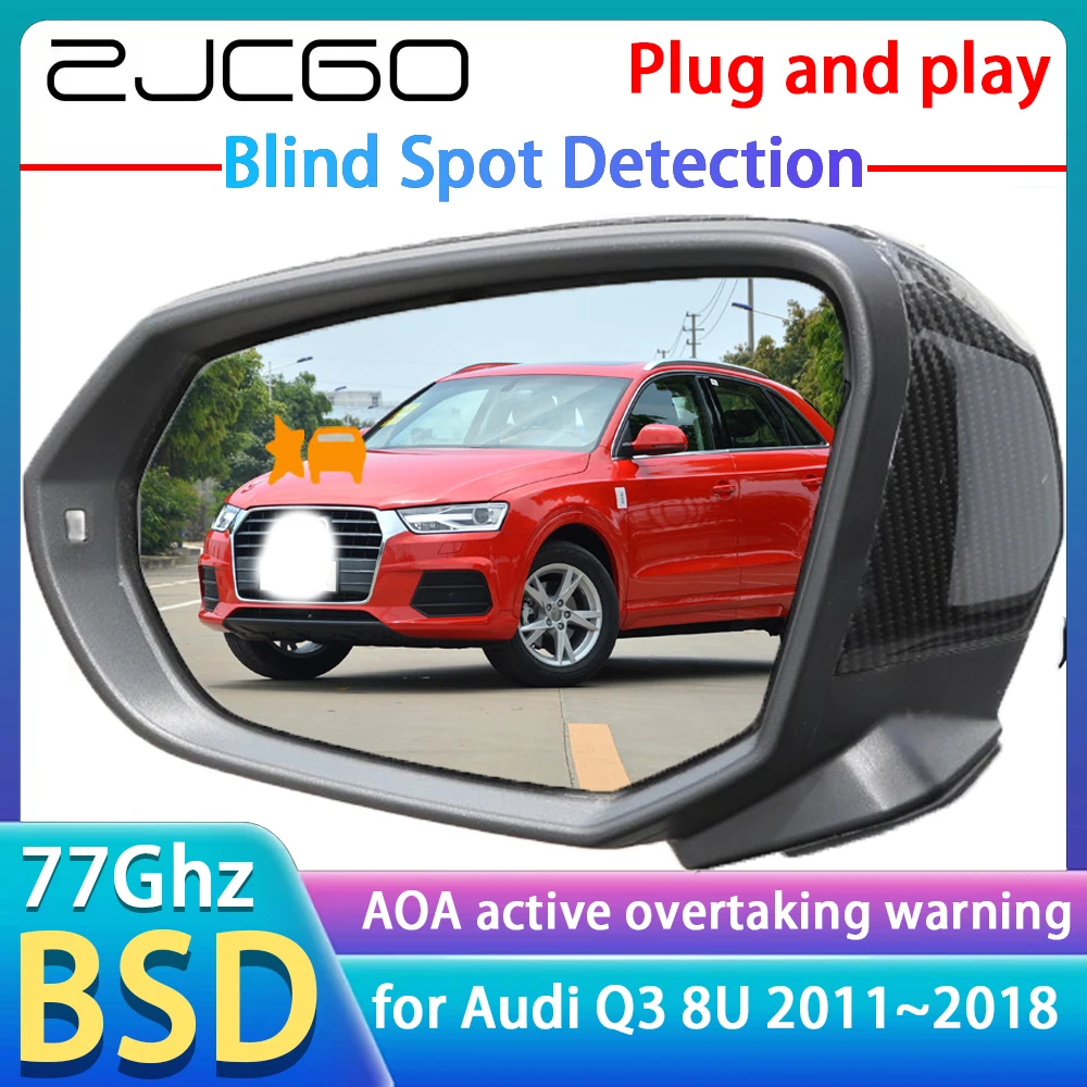 77GHz Radar Detector BSD Blind Spot Detective Alert Mirror Assistance Accessories For Audi Q3 8U 2011~2018