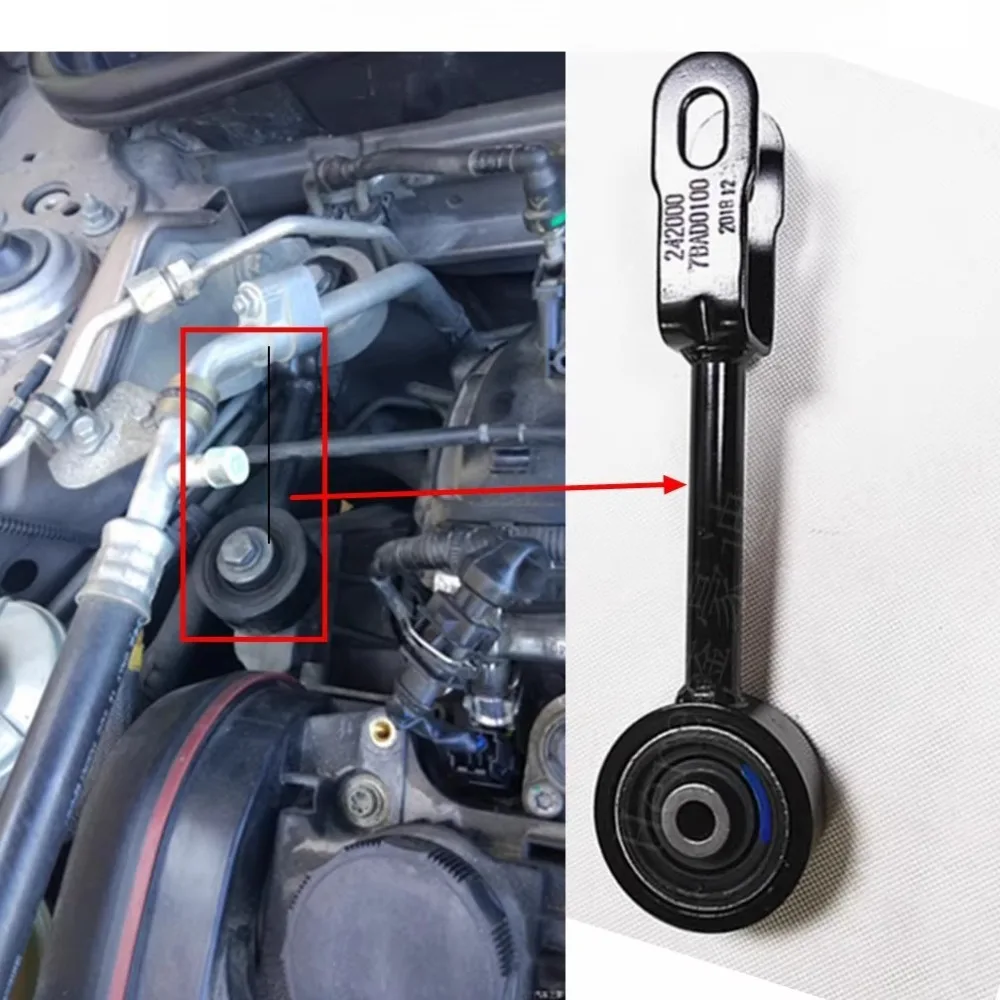 7BAD0100 Upper Right Control Arm Mount Engine Mount Rubber Control Bracket For Trumpchi GS5 GA5 GA6 Subo
