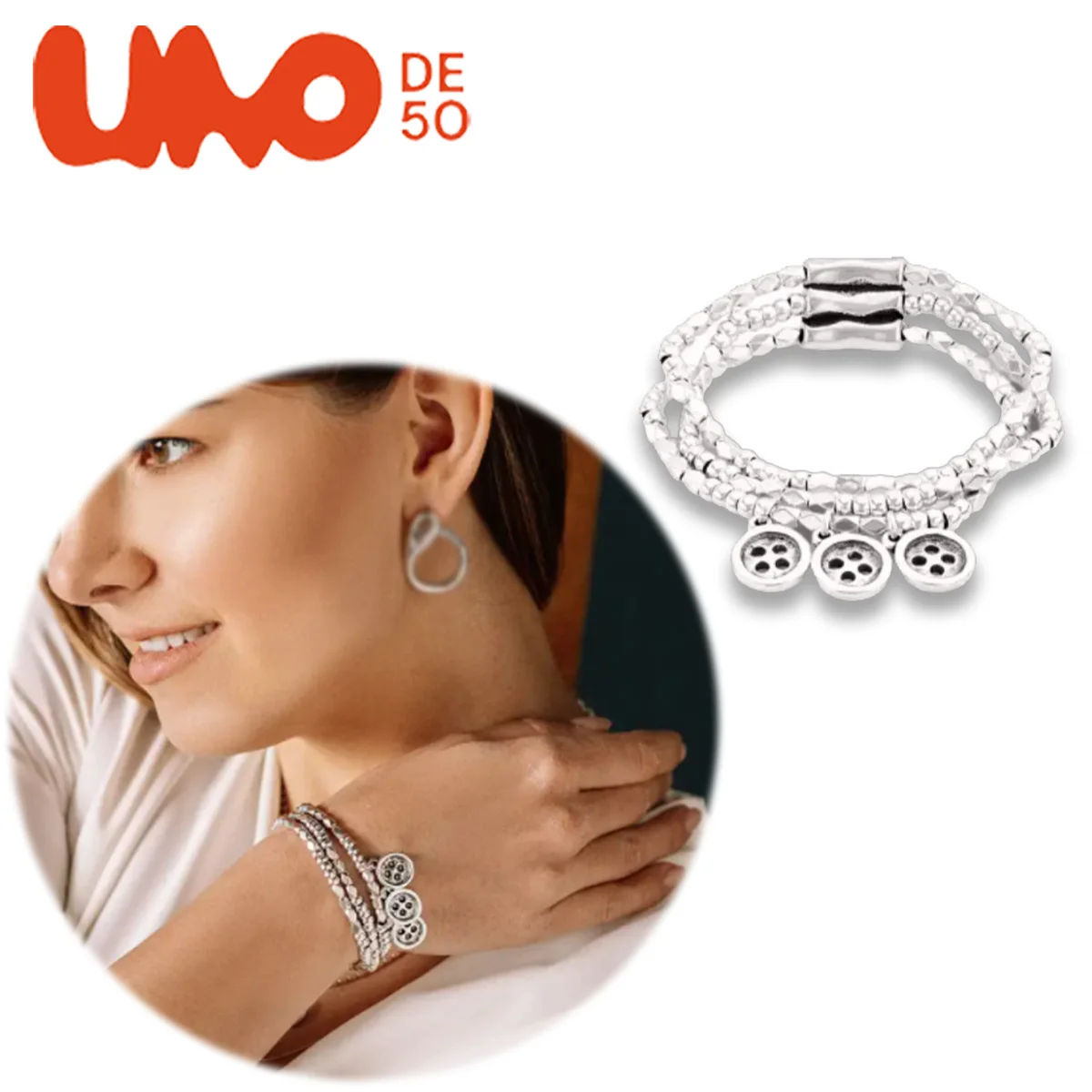 

UNODE50 Bracelet Spanish multi-layer bracelet, European and American light luxury, niche couple personality