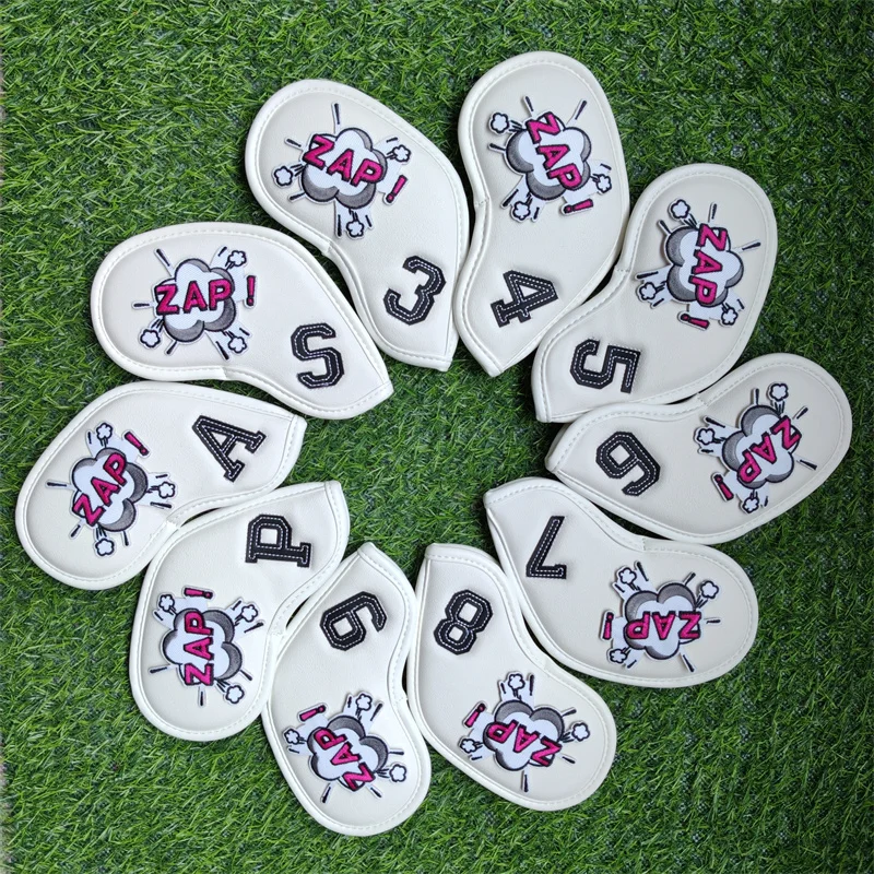 

Чехлы для головок клюшек для гольфа ZAP из искусственной кожи # 3-9PAS для мужчин и женщин