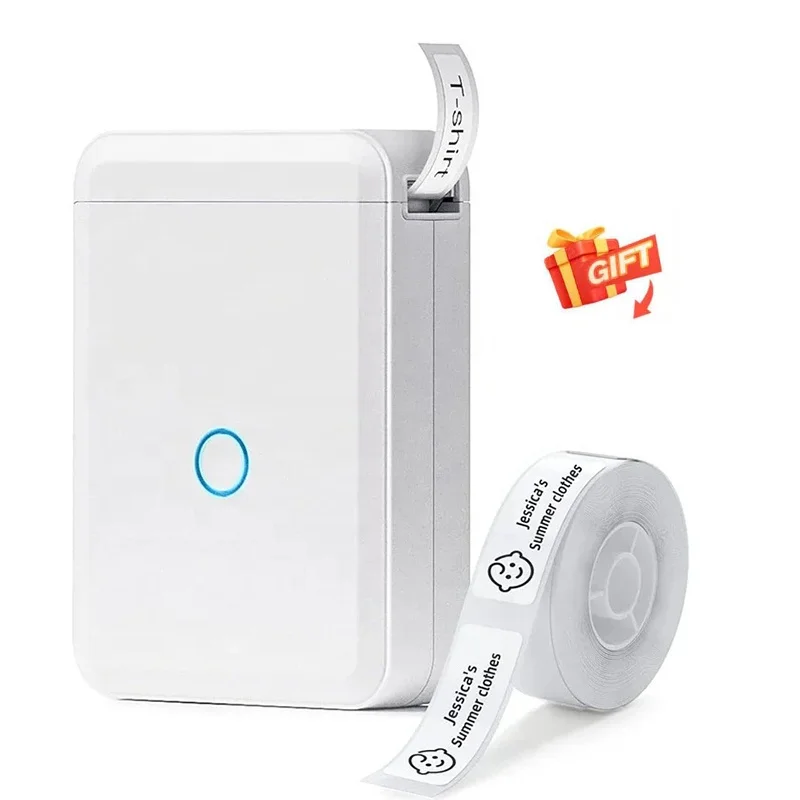 

Newest Wireless Mini Label Makers Machine Portable 203dpi Thermal Sticker Printers for Home Office Bar Code
