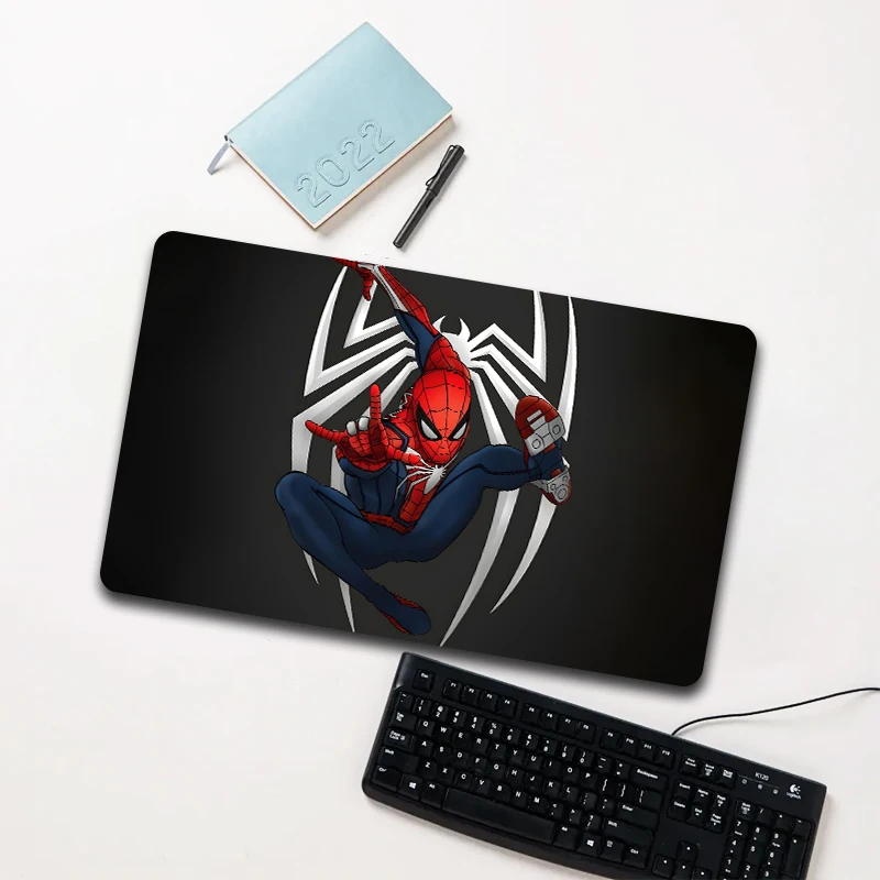 

Marvel Spider-Man Black Web Mouse Pad Large Non-slip Waterproof Desk Mat for Laptop Office