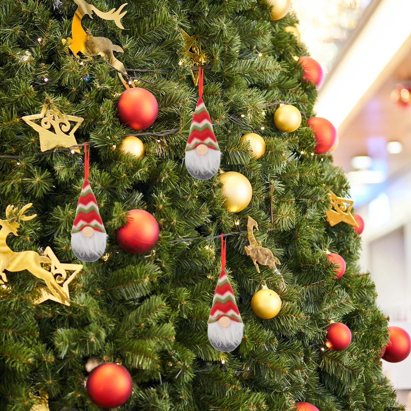 

8Pcs Christmas Faceless Pendant Creative Xmas Tree Hanging Ornament Party Decoration Faceless Pendant Home Hanging Ornament