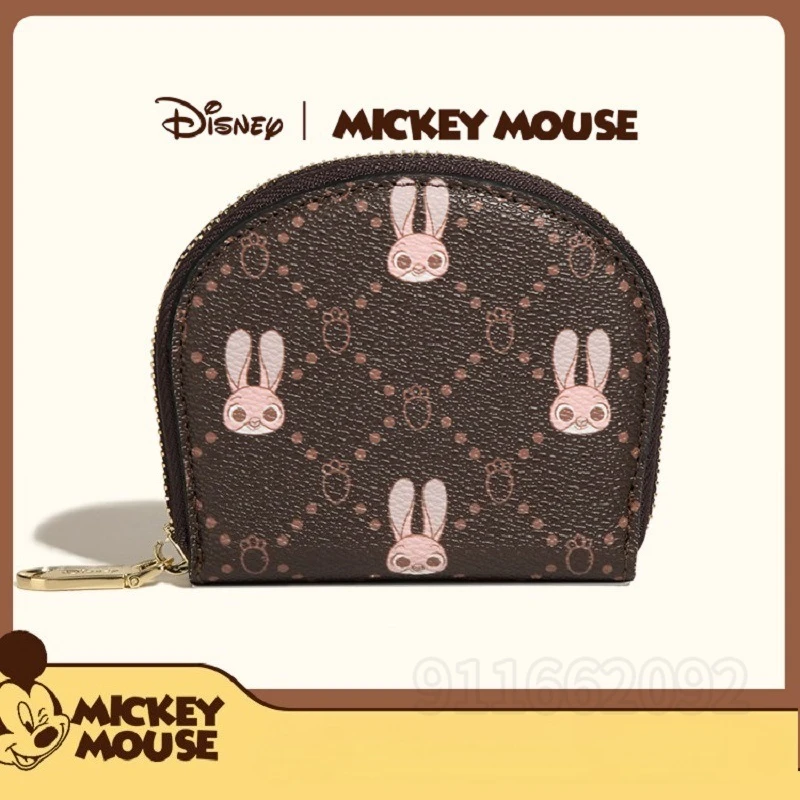 

Disney Judy New Card Holder Luxury Brand Original Cartoon Cute Women's Card Holder Large Capacity Fashion Trend Id Card Holder