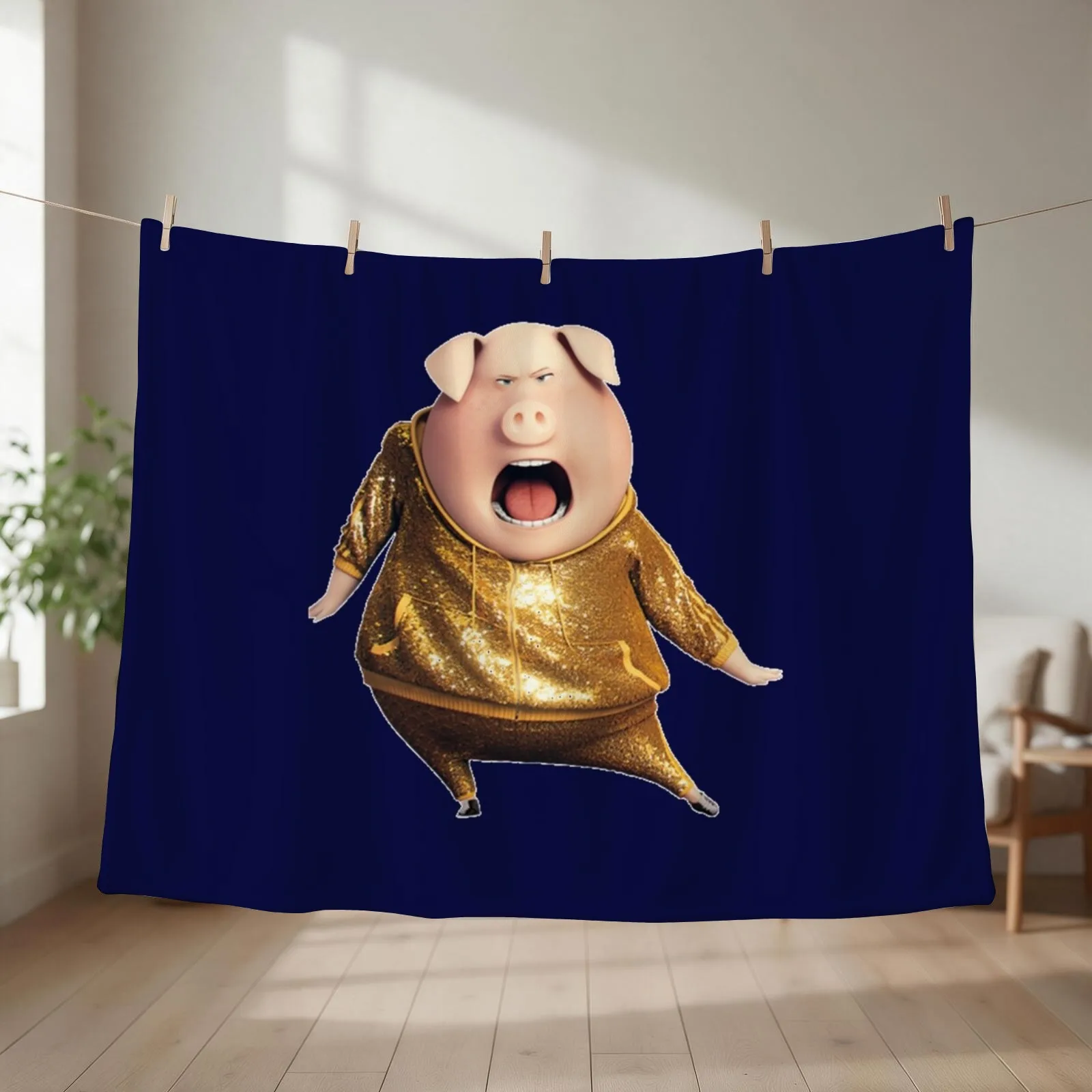 Gunter from sing movie Throw Blanket Soft Big Multi-Purpose For Baby christmas decoration Blankets
