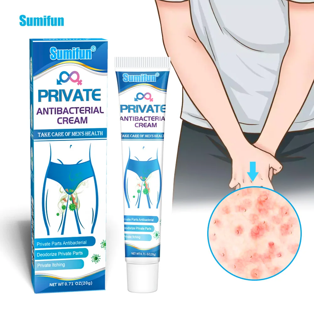 1Pcs Sumifun Genital Antibacterial Cream Man Private Pruritus Dermatitis Treatment Anti Infection Deodorant Vaginal Health Care