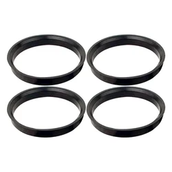 4Pcs Automotive Car Plastic Wheel Hub Centric Rings Center Hubrings Bore For BMW Wheel Bore Center Spacer Black