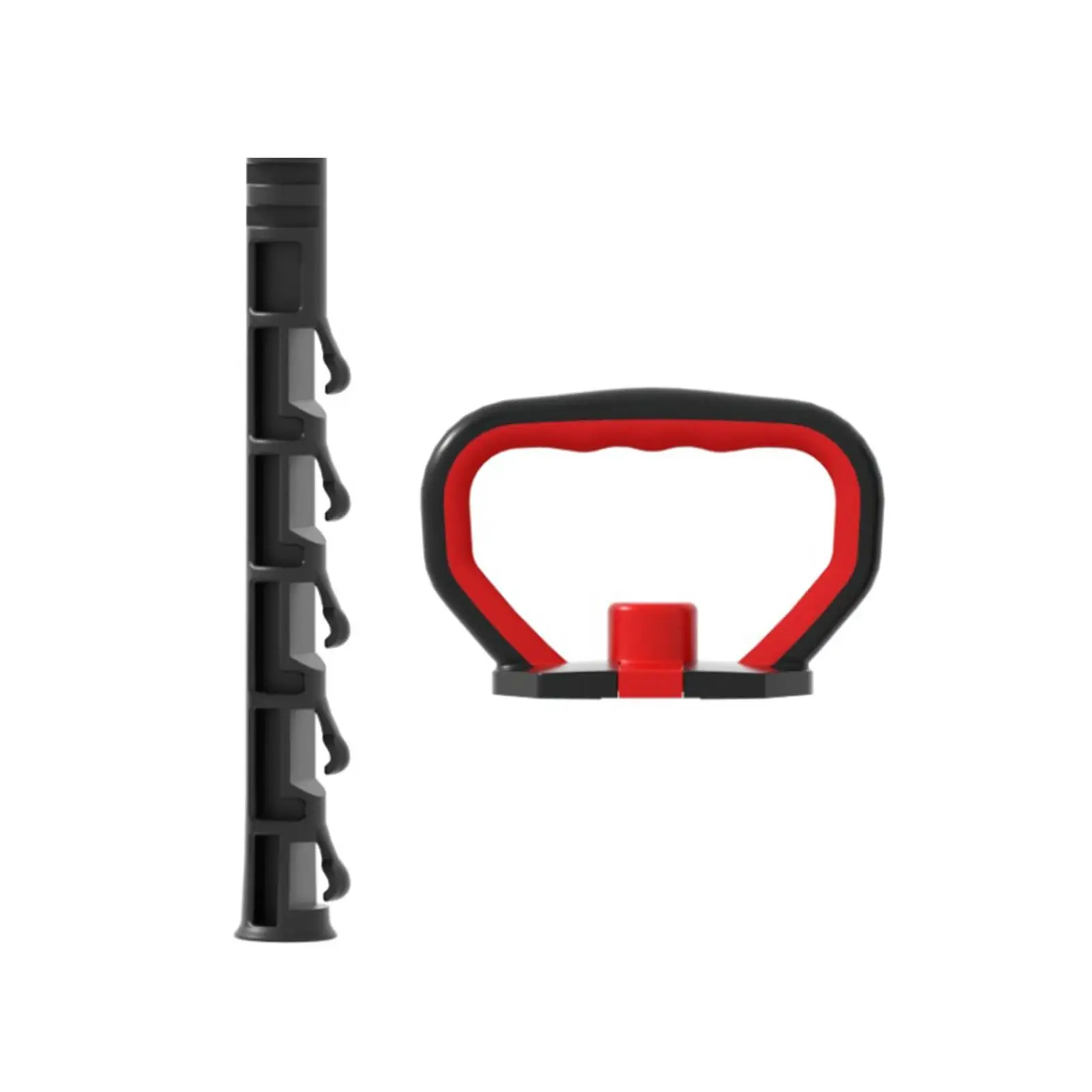 Weight Adjustable Kettlebell Handle with Base for Plates Dumbbell Grip Gym Hand Grips for Full Body Training Exercise Equipment - view 2