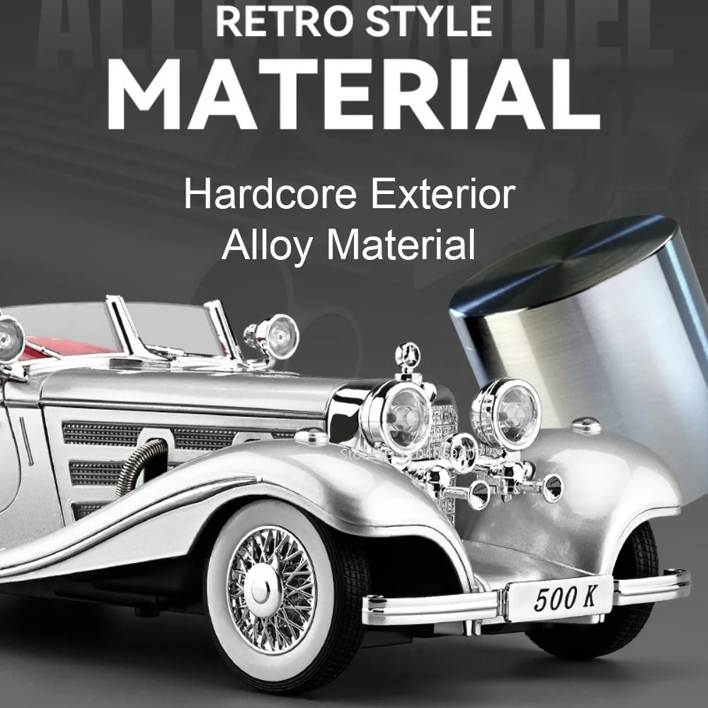 1:18 500K UAZ Hunter Model Speelgoedauto's Metaal Diecast Geluid Licht Deuren Geopend Pull Schokabsorptie Terug Voertuigen voor kinderen Geschenken