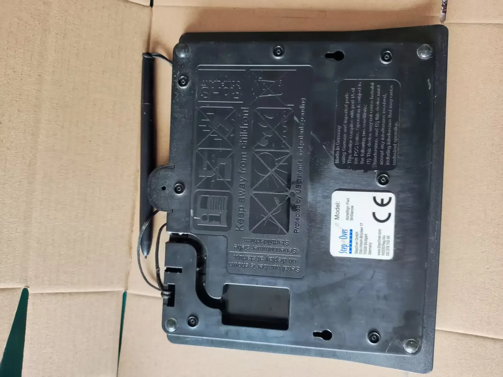 Tableta Signature Pad usada StepOver duraSign Pad Brilliance