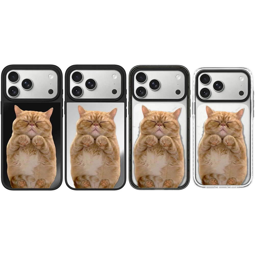 

6041739 Acrylic / Mirror Magnetic Case: Compatible with IPhone 17 16 15 14 13 12 Pro Max 17 Air