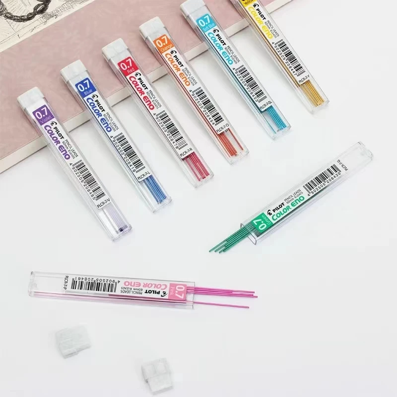 

0.7mm 2B Multi-color Mechanical Pencil Refill Colorful Pencil Lead Automatic Pencil Replacement Core Sketch Drawing Supplies